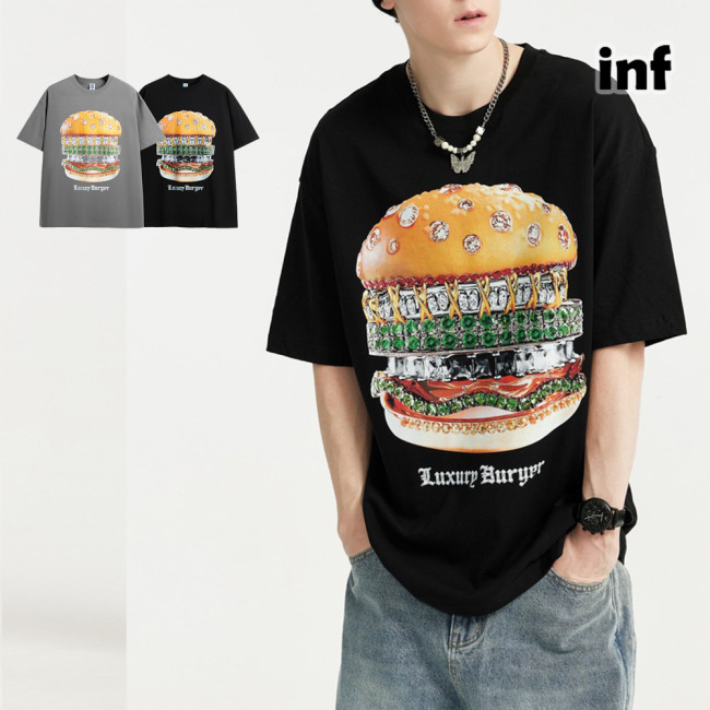 Men Women T-shirt Short Sleeve Pullover Tops Sweatshirt Unisex Tee Casual T-shirt