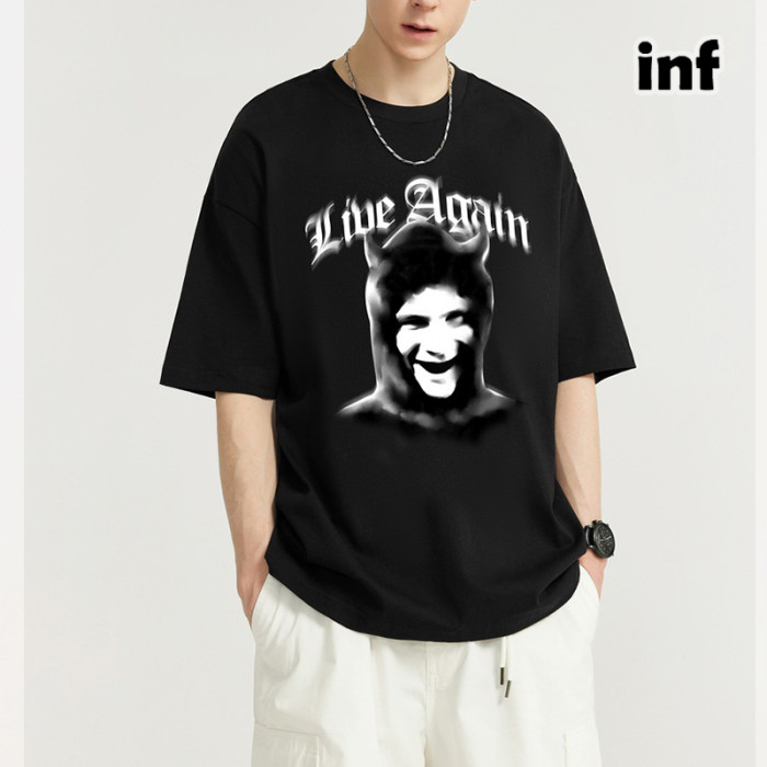 Men Women T-shirt Short Sleeve Pullover Tops Sweatshirt Unisex Tee Casual T-shirt