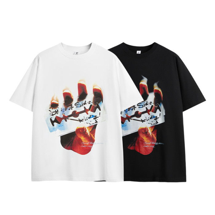 Men Women T-shirt Short Sleeve Pullover Tops Sweatshirt Unisex Tee Casual T-shirt