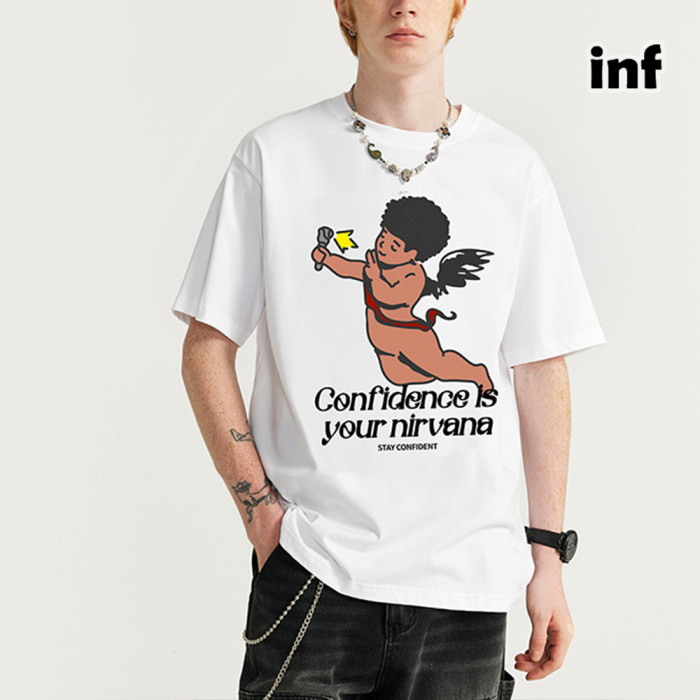 Men Women T-shirt Short Sleeve Pullover Tops Sweatshirt Unisex Tee Casual T-shirt