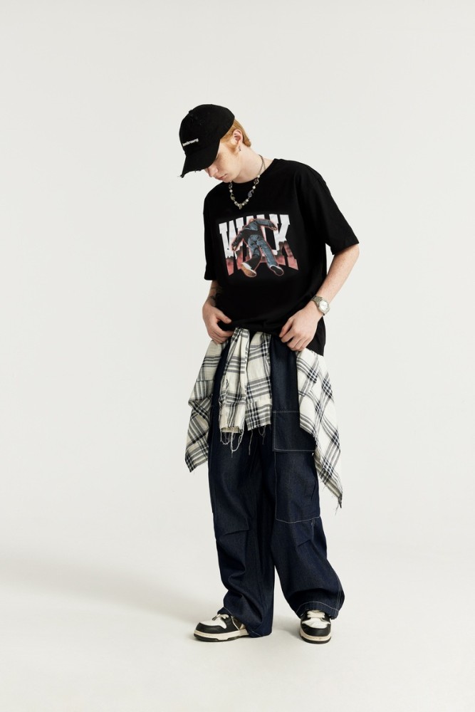 Men Women T-shirt Short Sleeve Pullover Tops Sweatshirt Unisex Tee Casual T-shirt