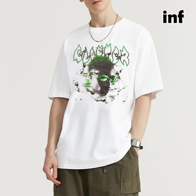 Men Women T-shirt Short Sleeve Pullover Tops Sweatshirt Unisex Tee Casual T-shirt