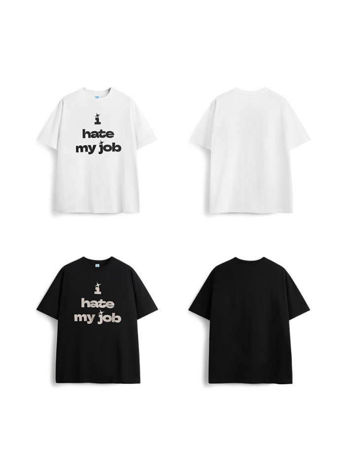 Men Women T-shirt Short Sleeve Pullover Tops Sweatshirt Unisex Tee Casual T-shirt