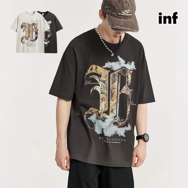 Men Women T-shirt Short Sleeve Pullover Tops Sweatshirt Unisex Tee Casual T-shirt