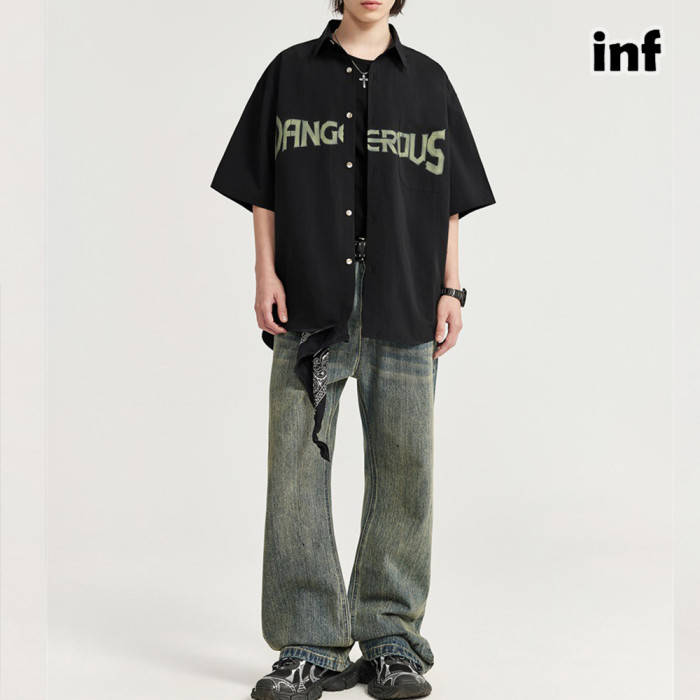 Men Women Shirt Short Sleeved Shirt Tops Sweatshirt Unisex Tee Casual Shirt