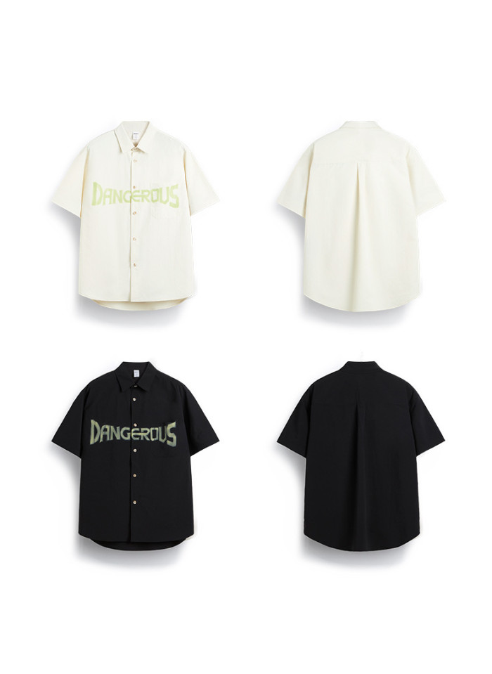 Men Women Shirt Short Sleeved Shirt Tops Sweatshirt Unisex Tee Casual Shirt