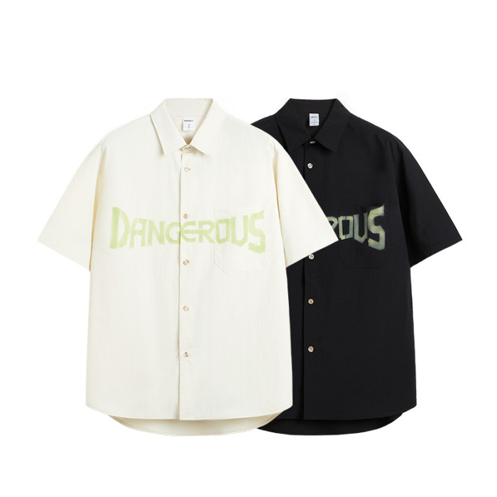 Men Women Shirt Short Sleeved Shirt Tops Sweatshirt Unisex Tee Casual Shirt