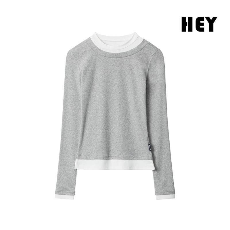 Women Hot Girl Style Slim Long Sleeve Bottoming Shirt Slim T-shirt