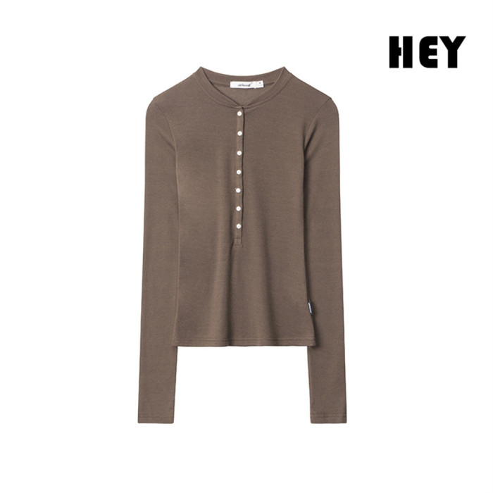 Women Hot Girl Style Slim Long Sleeve Bottoming Shirt Slim T-shirt