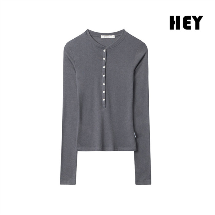 Women Hot Girl Style Slim Long Sleeve Bottoming Shirt Slim T-shirt