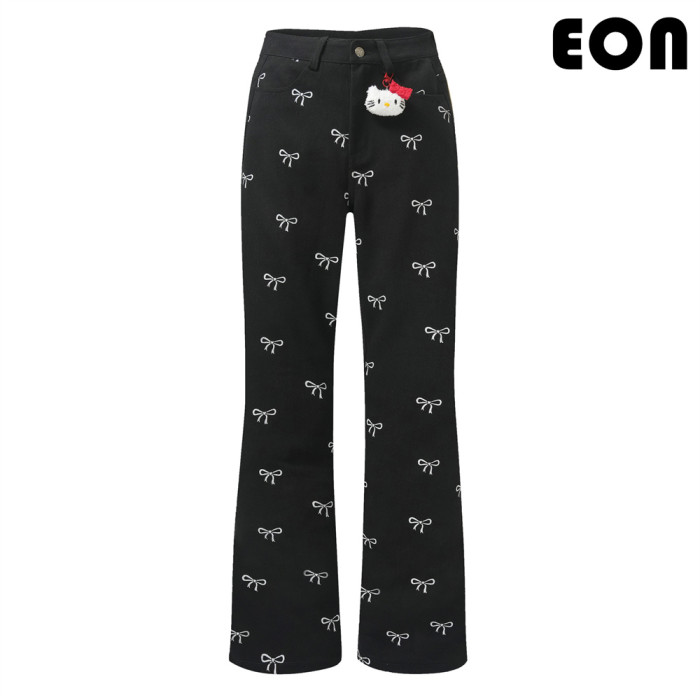 Women Washed Straight Leg Jeans Bottoms Trousers Outfits Casual Jeans