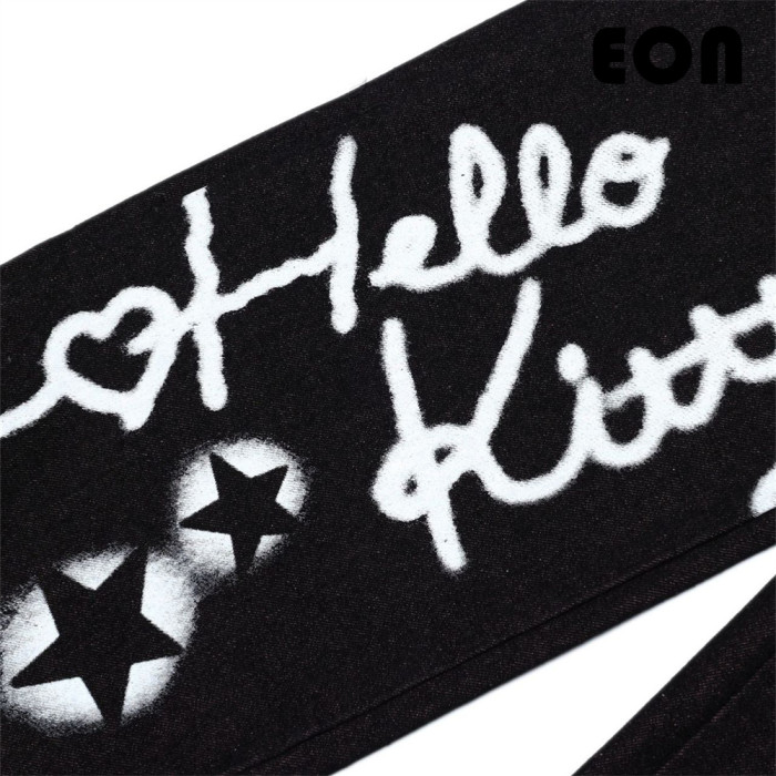 Women Washed Straight Leg Jeans Bottoms Trousers Outfits Casual Jeans