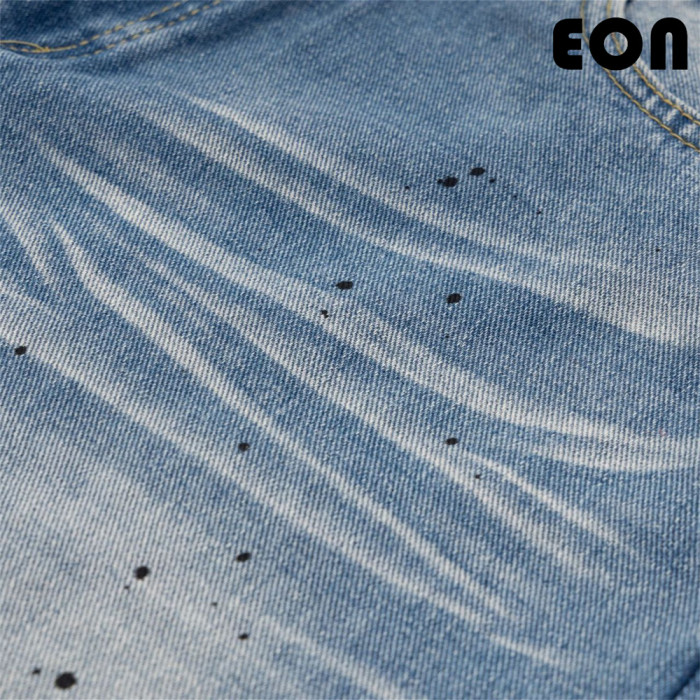 Women Vintage Ripped Wide-leg Jeans Bottoms Pants Trousers Outfits Casual Jeans