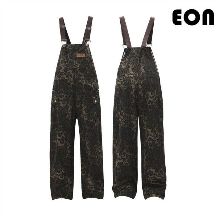 Women Hip Hop Wiped Color Wide-leg Jeans Bottoms Pants Trousers Outfits Casual Jeans