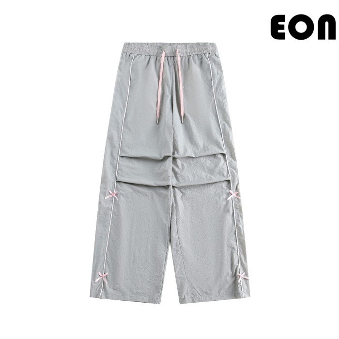 Women Overalls With Bright Thread Pants Anti Splash Trousers Loose pants Wide-leg Pants Casual Pants