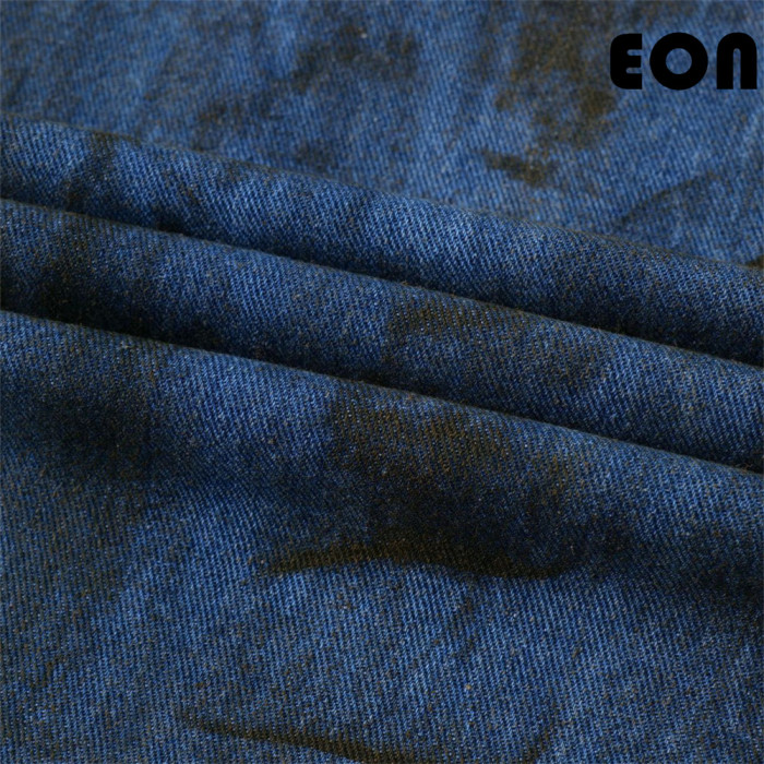 Women Hip Hop Wiped Color Wide-leg Jeans Bottoms Pants Trousers Outfits Casual Jeans