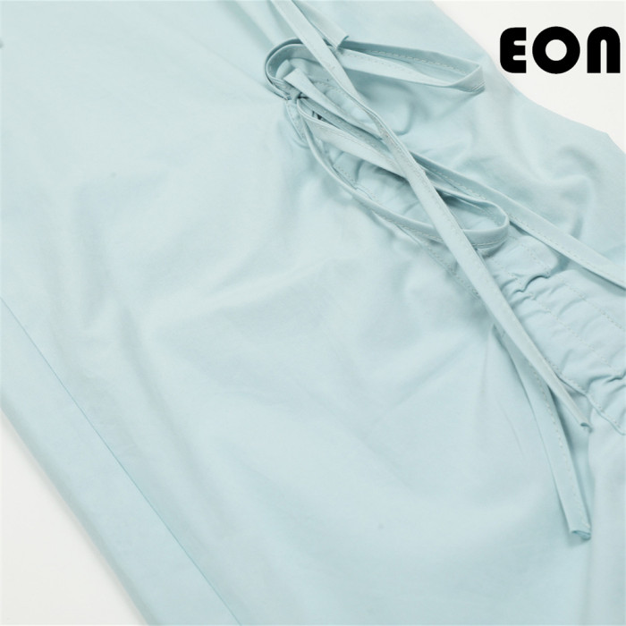 Women Overalls With Bright Thread Pants Anti Splash Trousers Loose pants Wide-leg Pants Casual Pants