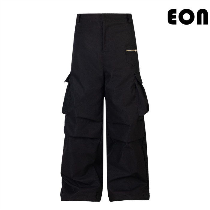 Women Overalls With Bright Thread Pants Anti Splash Trousers Loose pants Wide-leg Pants Casual Pants