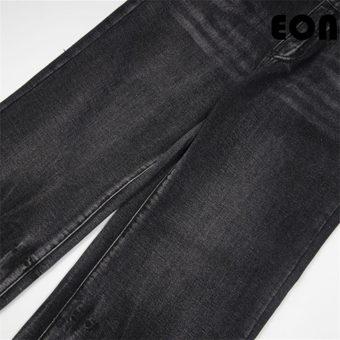 Women Hip Hop Wiped Color Wide-leg Jeans Bottoms Pants Trousers Outfits Casual Jeans