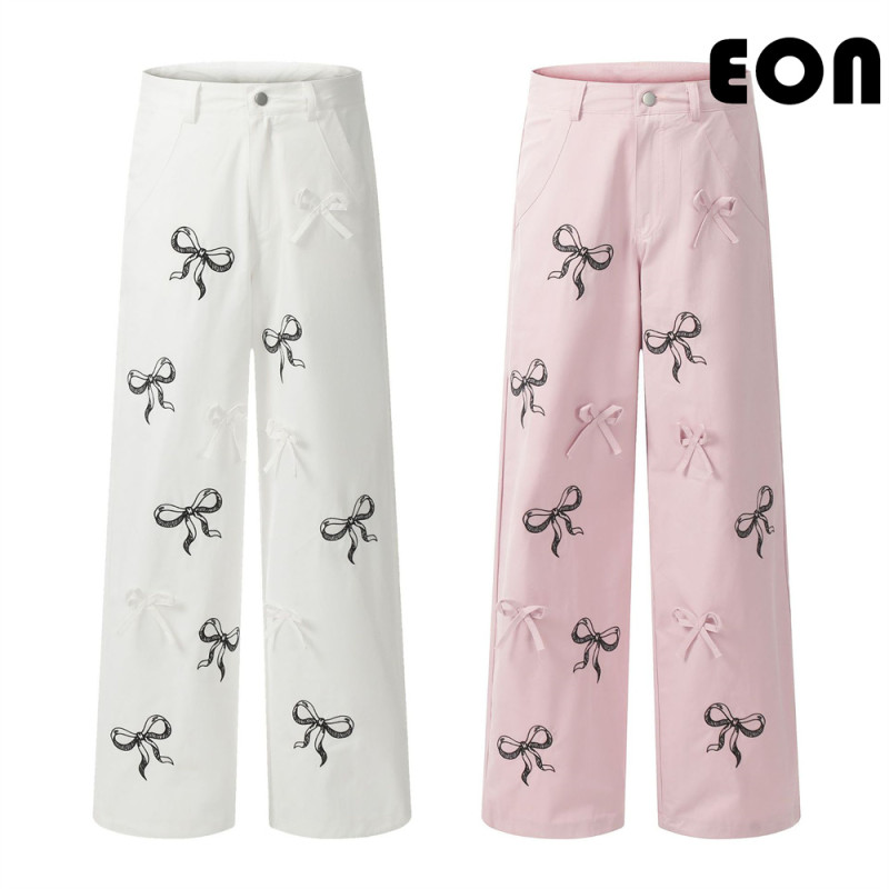 Women Overalls With Bright Thread Pants Anti Splash Trousers Loose pants Wide-leg Pants Casual Pants