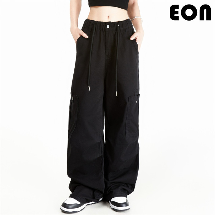 Women Functional Cargo Pants Wide Leg Pants Tracksuit Sport Wear Pant Bottoms Trousers Outfits Casual Pants