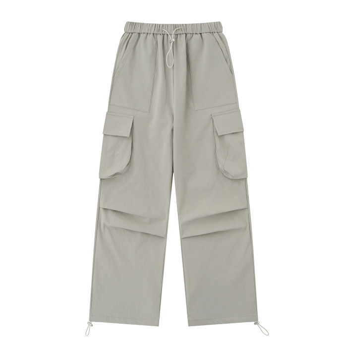 Women Functional Cargo Pants Wide Leg Pants Tracksuit Sport Wear Pant Bottoms Trousers Outfits Casual Pants