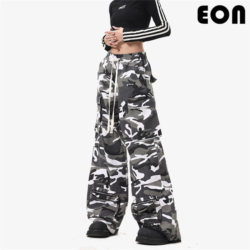 Women Functional Cargo Pants Wide Leg Pants Tracksuit Sport Wear Pant Bottoms Trousers Outfits Casual Pants