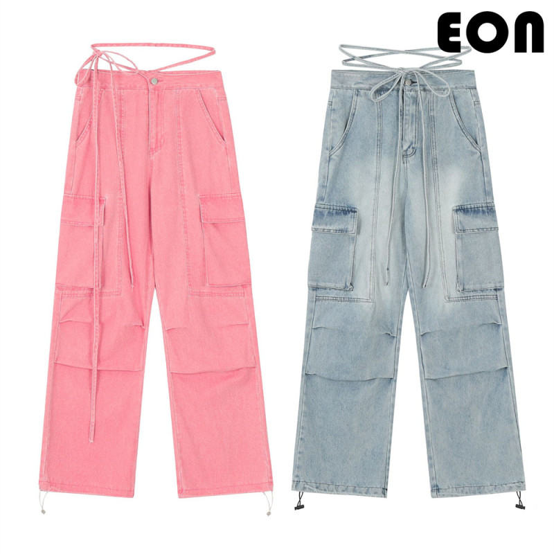 Women Functional Cargo Pants Wide Leg Pants Tracksuit Sport Wear Pant Bottoms Trousers Outfits Casual Pants