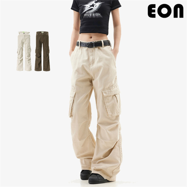 Women Functional Cargo Pants Wide Leg Pants Tracksuit Sport Wear Pant Bottoms Trousers Outfits Casual Pants