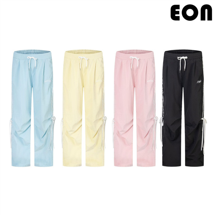 Women Overalls With Bright Thread Pants Anti Splash Trousers Loose pants Wide-leg Pants Casual Pants