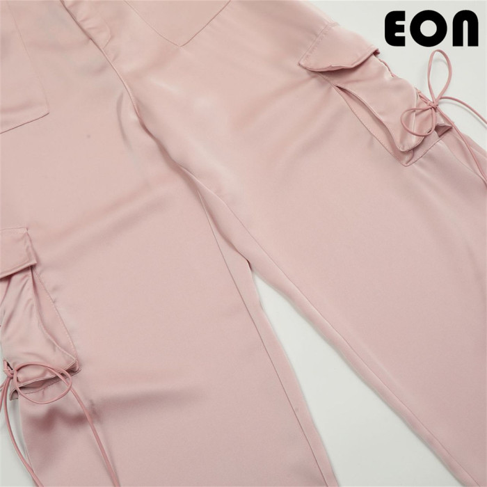 Women Functional Cargo Pants Wide Leg Pants Tracksuit Sport Wear Pant Bottoms Trousers Outfits Casual Pants