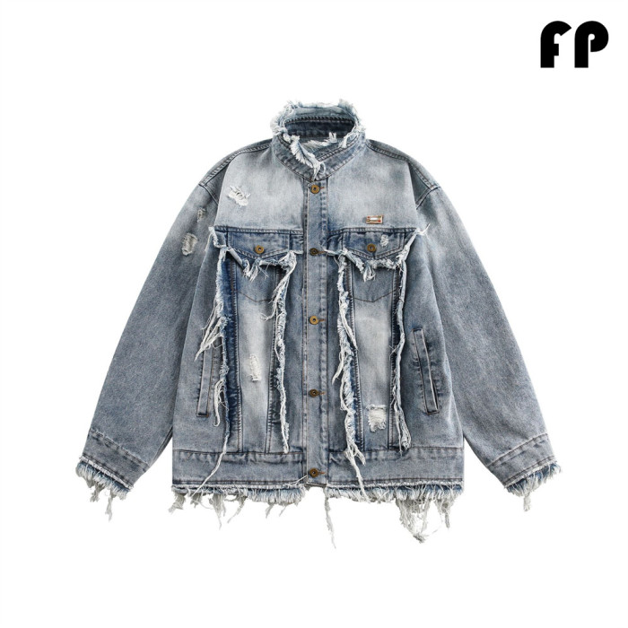 Women Jackets Hooded Lapel Jackets Windbreaker Denim Jackets