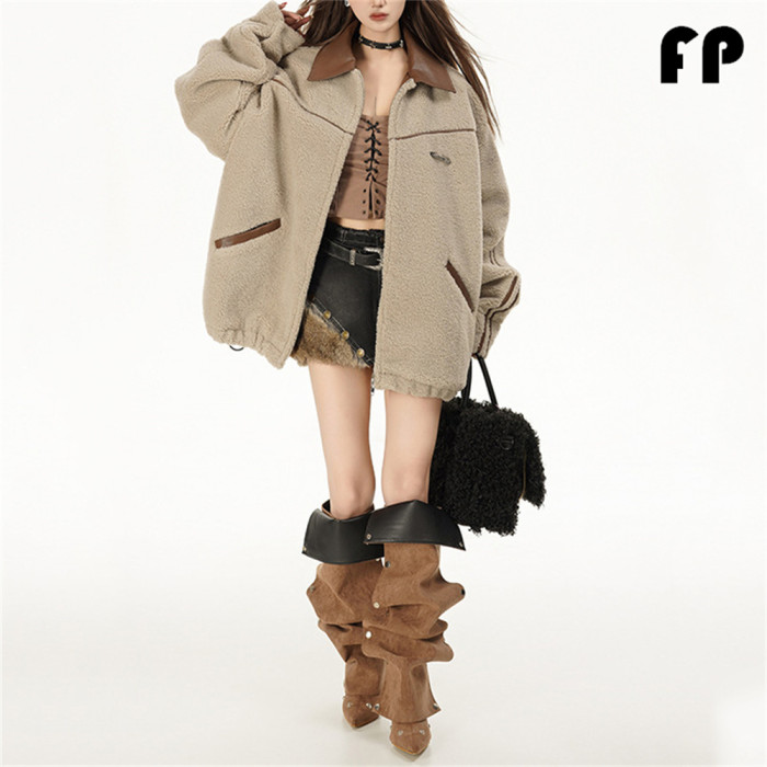 Women Jackets Hooded Lapel Jackets Windbreaker Coats