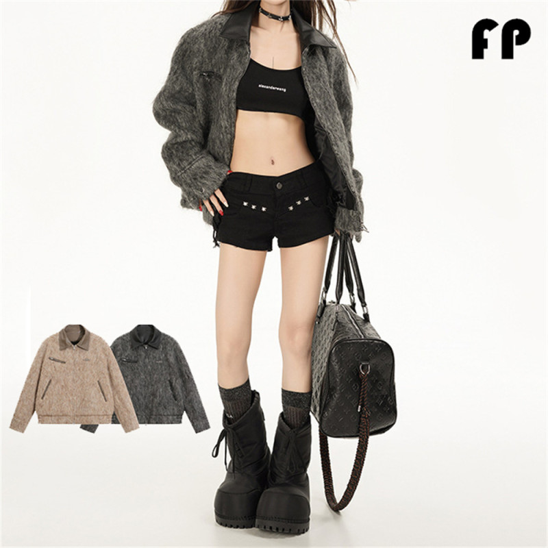 Women Jackets Hooded Lapel Jackets Windbreaker Coats