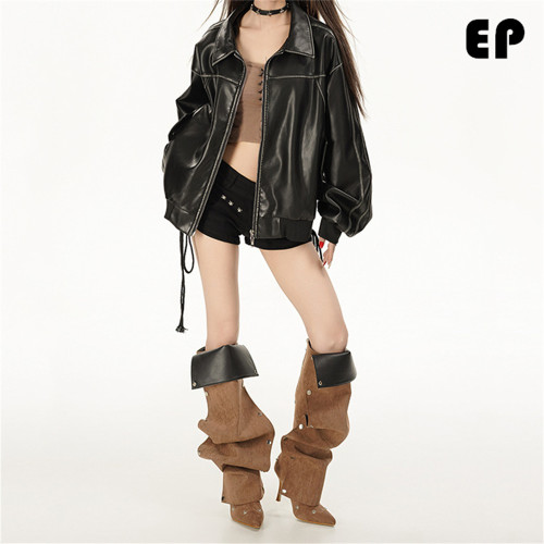 Women Jackets Hooded Lapel Jackets Windbreaker Coats