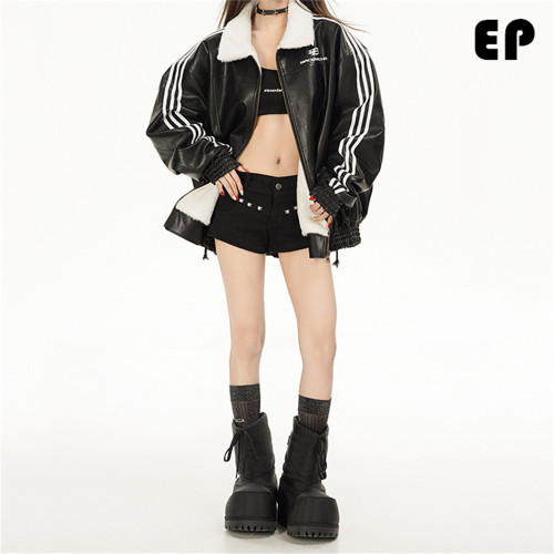 Women Jackets Hooded Lapel Jackets Windbreaker Coats