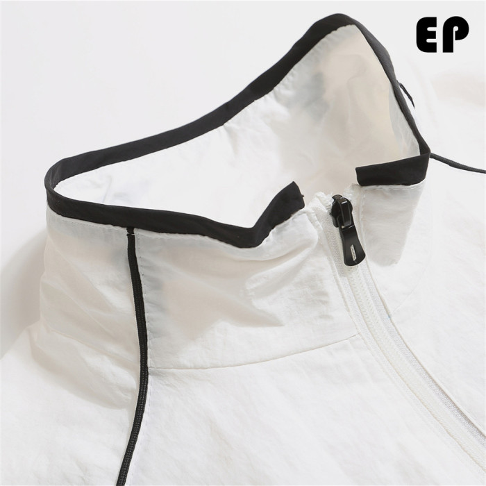 Women Jackets Hooded Lapel Jackets Windbreaker Coats