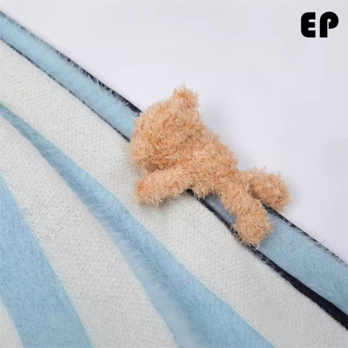 Women Knitted Sweater Pullover Pullover Cardigan Ripped Top