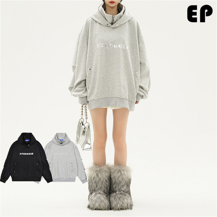 Women Hoodies Hooded Sweatshirt Tee Pullover Tops Sweats Unisex Teen Outfits