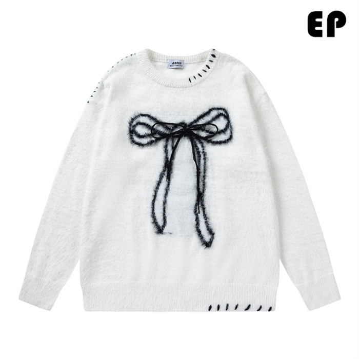 Women Knitted Sweater Pullover Pullover Cardigan Ripped Top