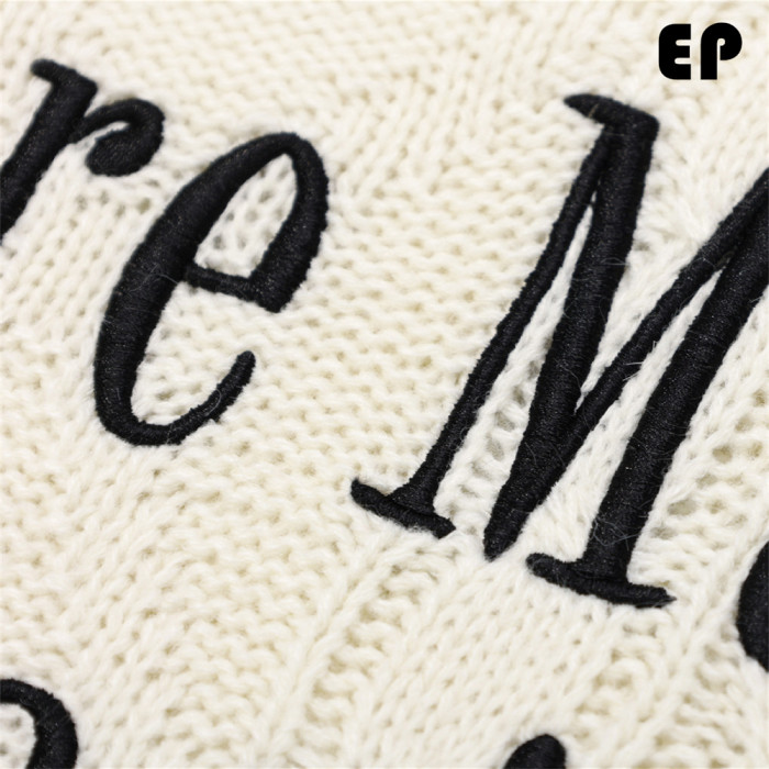 Women Knitted Sweater Pullover Pullover Cardigan Ripped Top