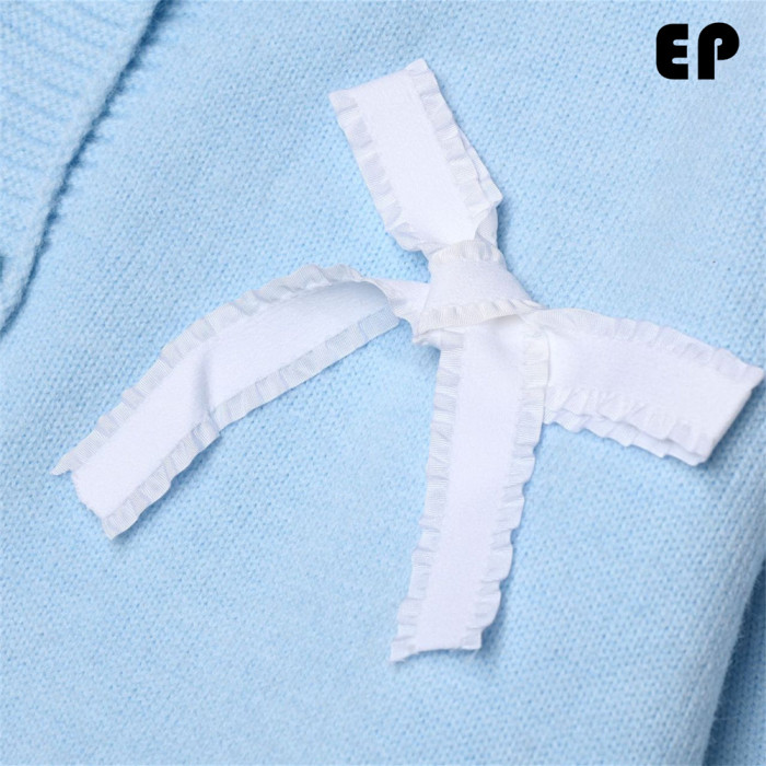 Women Knitted Sweater Pullover Pullover Cardigan Ripped Top