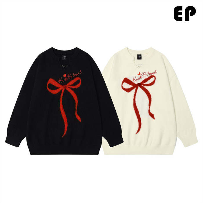 Women Knitted Sweater Pullover Pullover Cardigan Ripped Top