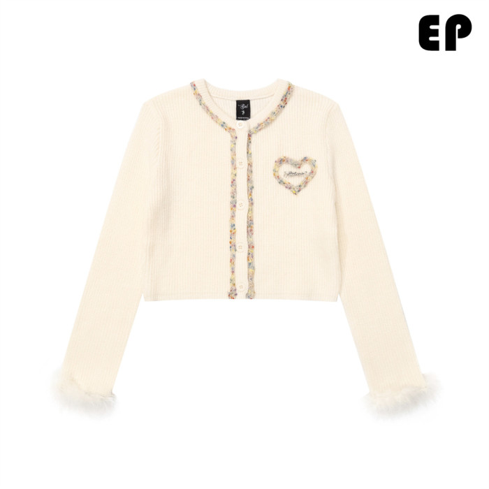 Women Knitted Sweater Pullover Pullover Cardigan Ripped Top