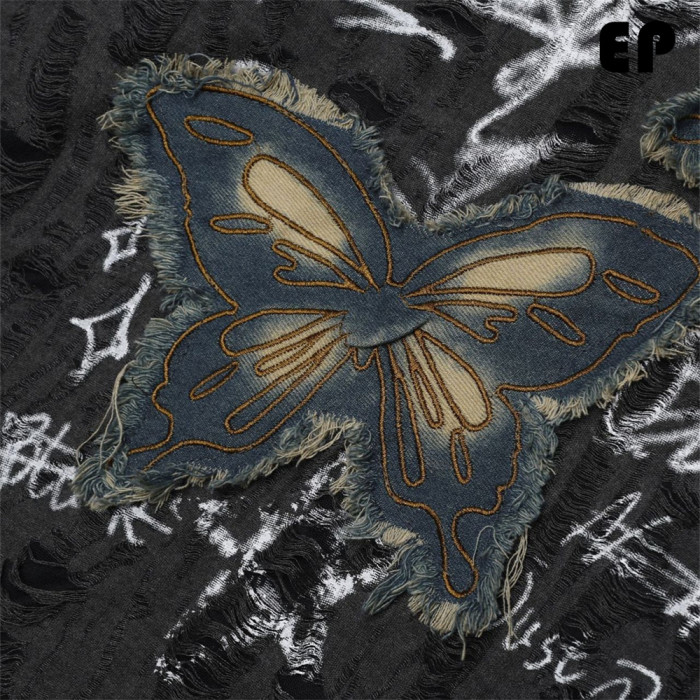 Women Knitted Sweater Pullover Pullover Cardigan Ripped Top