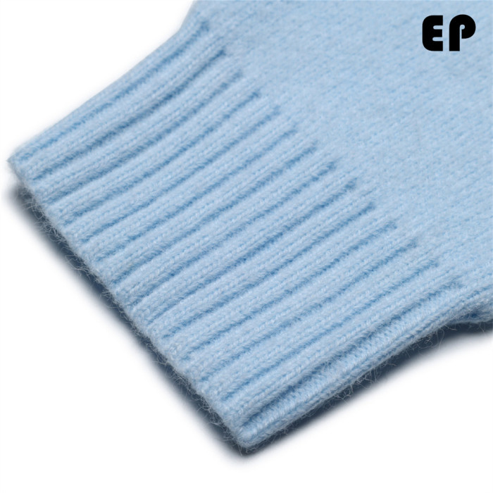 Women Knitted Sweater Pullover Pullover Cardigan Ripped Top