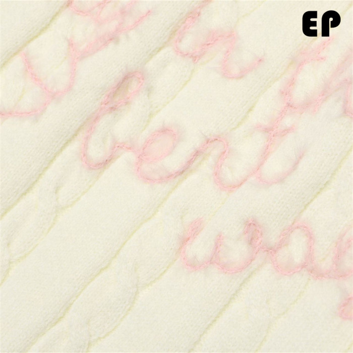 Women Knitted Sweater Pullover Pullover Cardigan Ripped Top