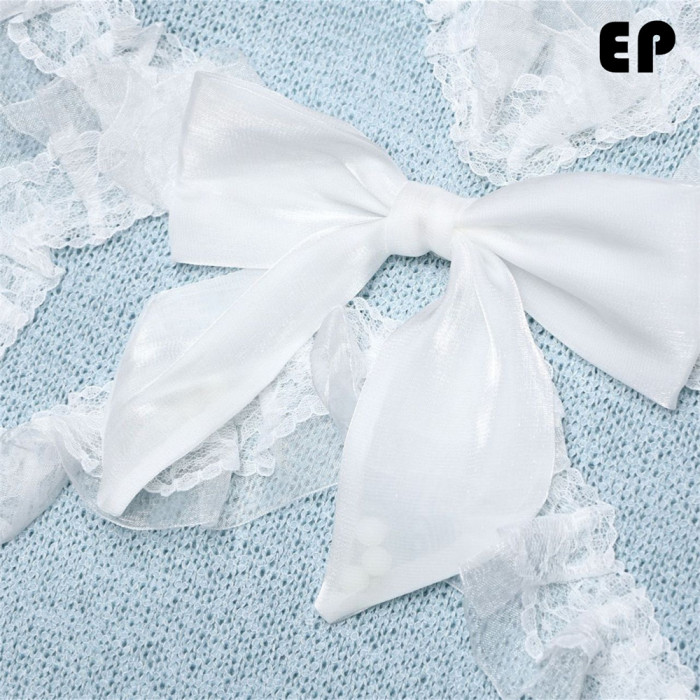 Women Knitted Sweater Pullover Pullover Cardigan Ripped Top