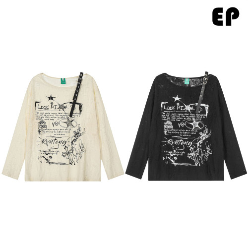 Women Knitted Sweater Pullover Pullover Cardigan Ripped Top