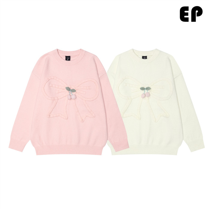 Women Knitted Sweater Pullover Pullover Cardigan Ripped Top